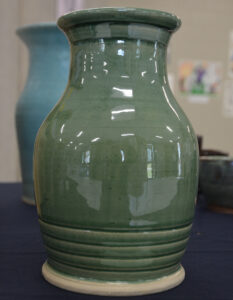 Clay bottle by Jarred Simpson.