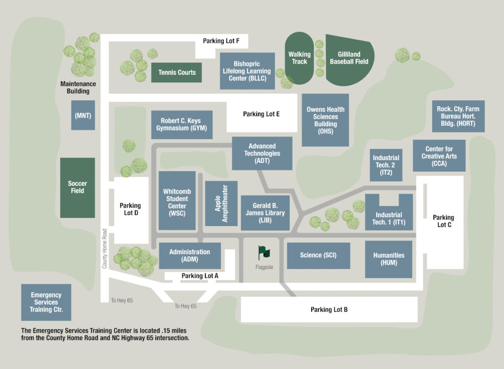 Campus Map Rockingham Community College
