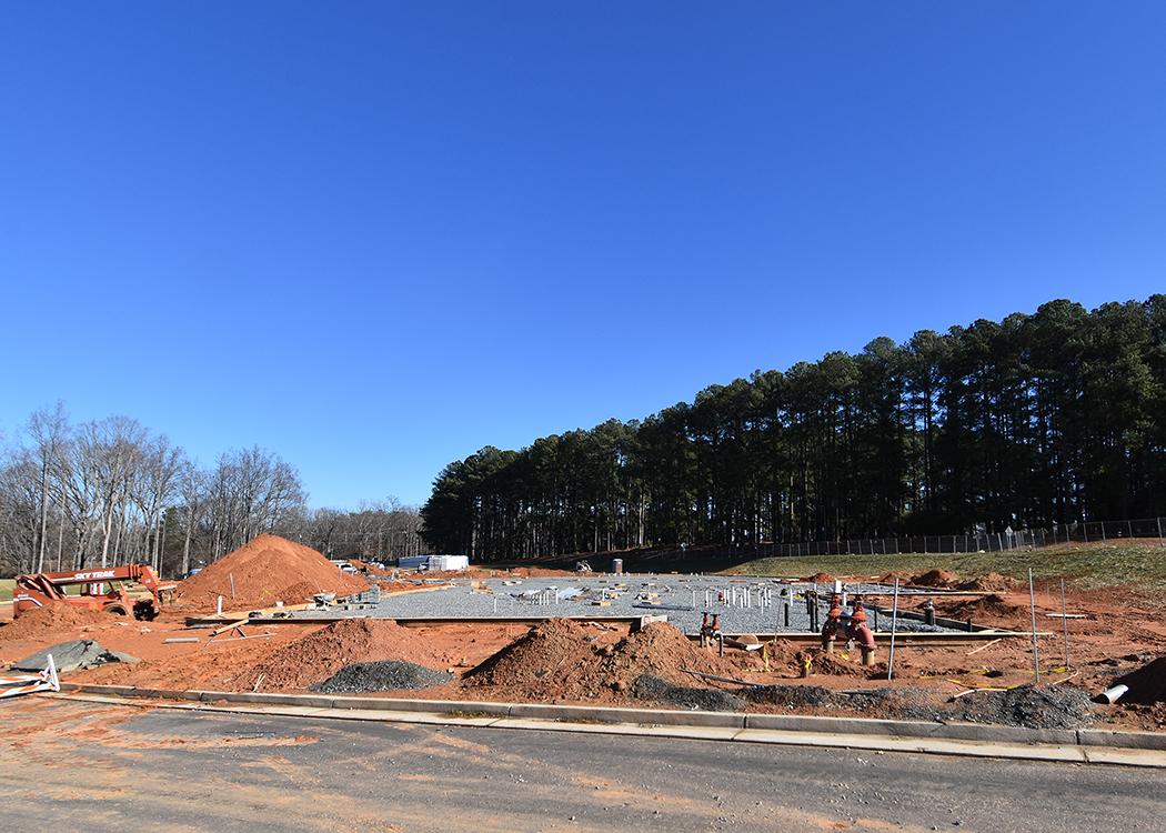 The footprint of the Center for Workforce Development is evident, 1/9/2023.