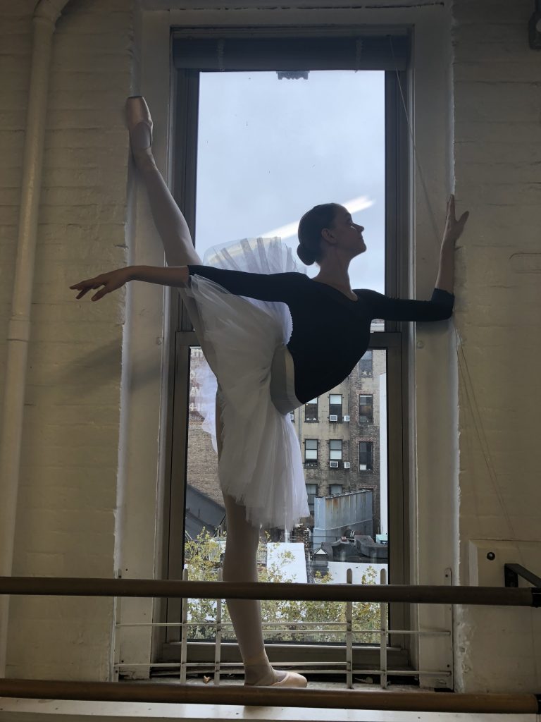 RCC student Kylee Rieger does a ballet pose