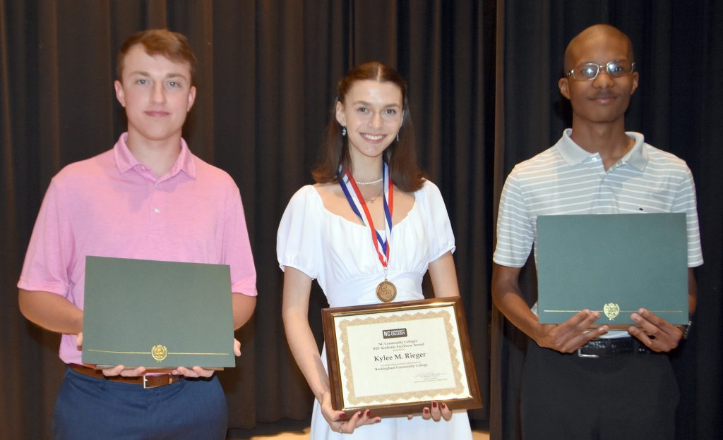 N.C. Community College System Academic Excellence Award winner and nominees