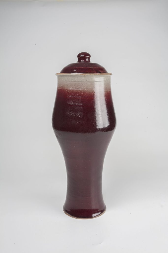 Jarred Simpson, "Jar", wheel-thrown stoneware, 7x7x20