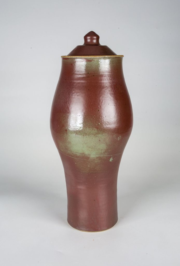 Jarred Simpson, "Jar", wheel-thrown stoneware, 8x8x18